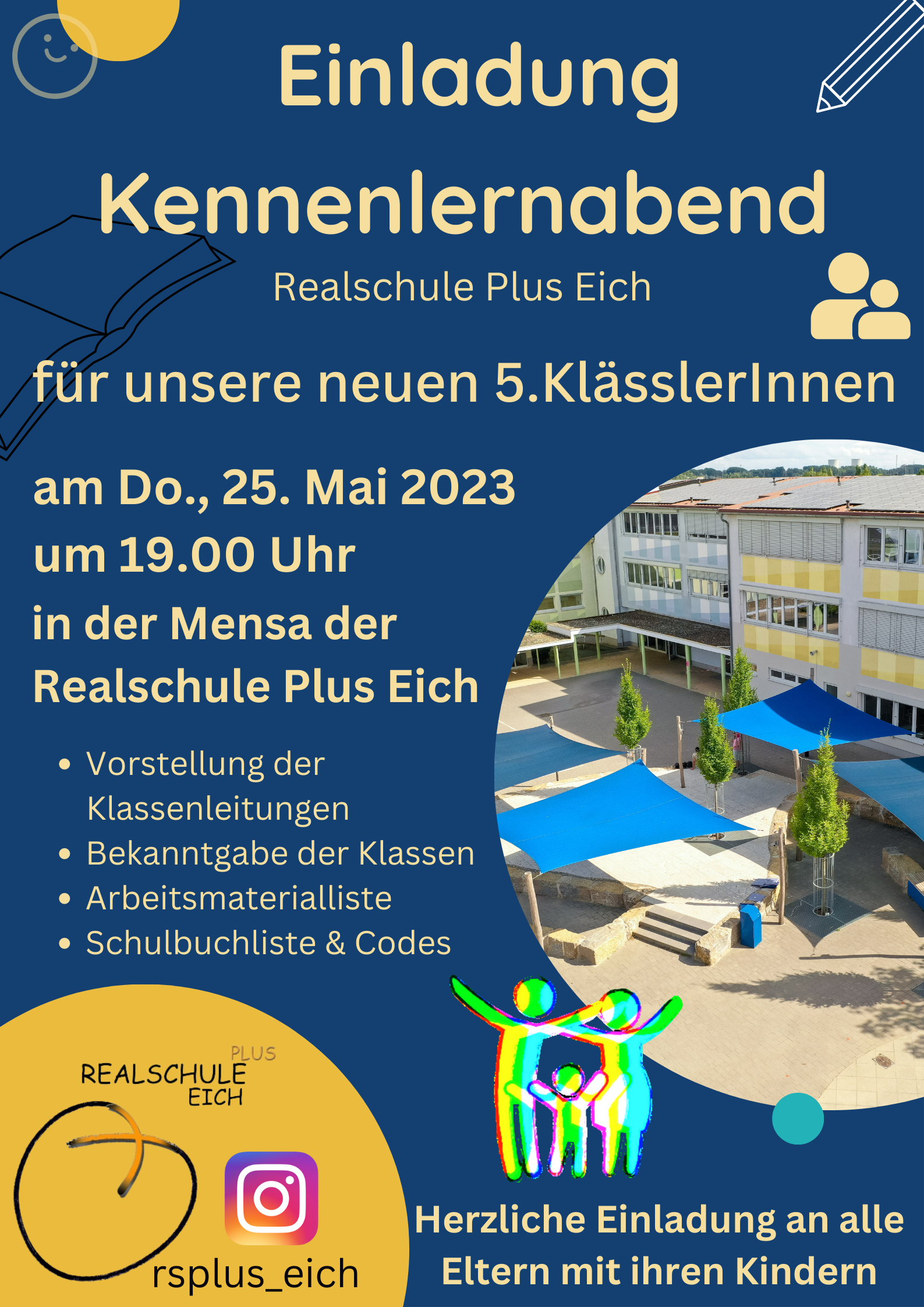Einladung Elternabend 5. Klasse
